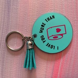 I love you more than keychain - brand new!